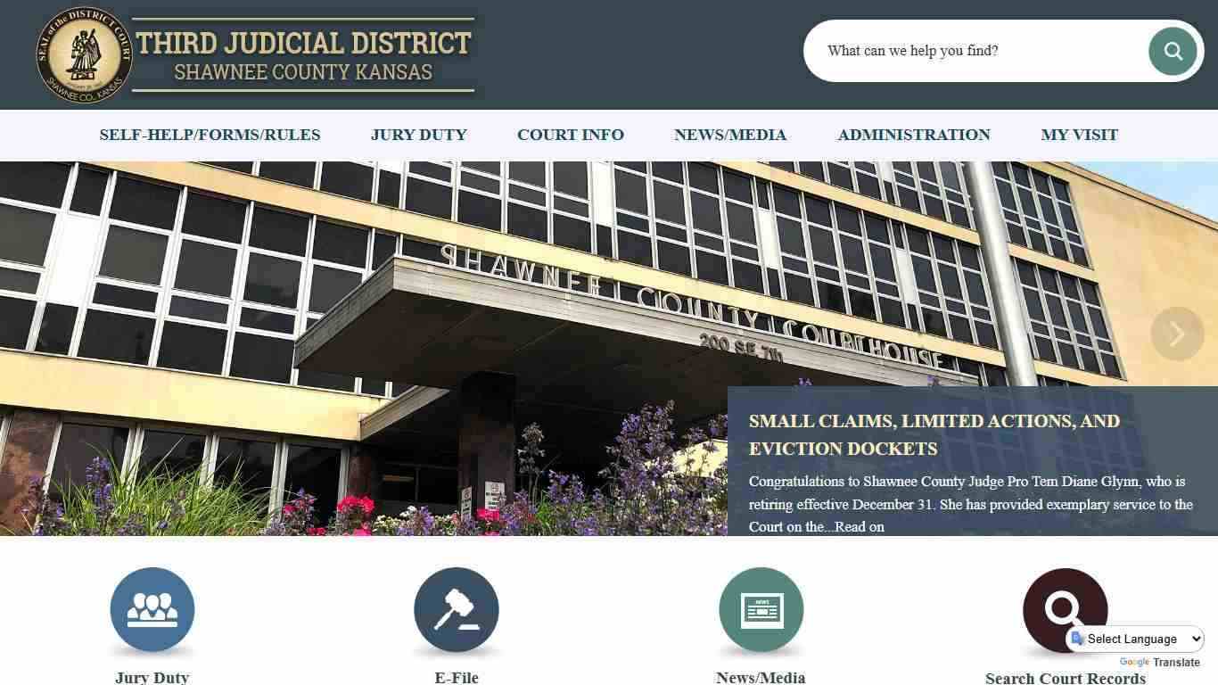 Third Judicial District, KS - Official Website | Official Website